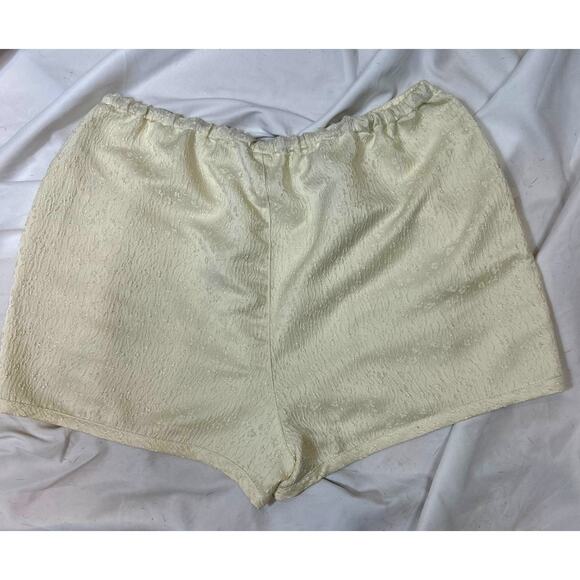 Free People Pearl Satin Shorts Drawstring Waist Tofu L - Picture 14 of 16